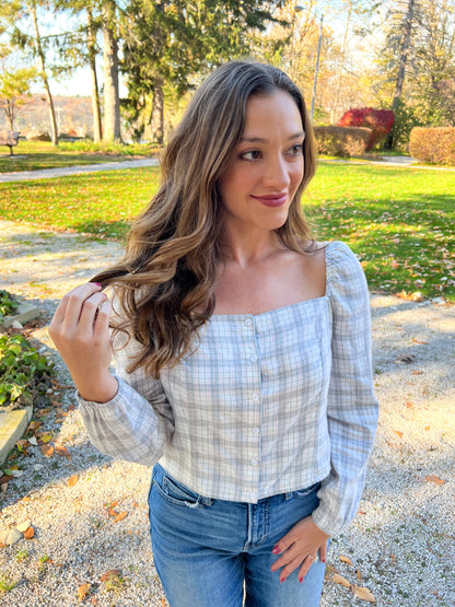 Molly Plaid Top