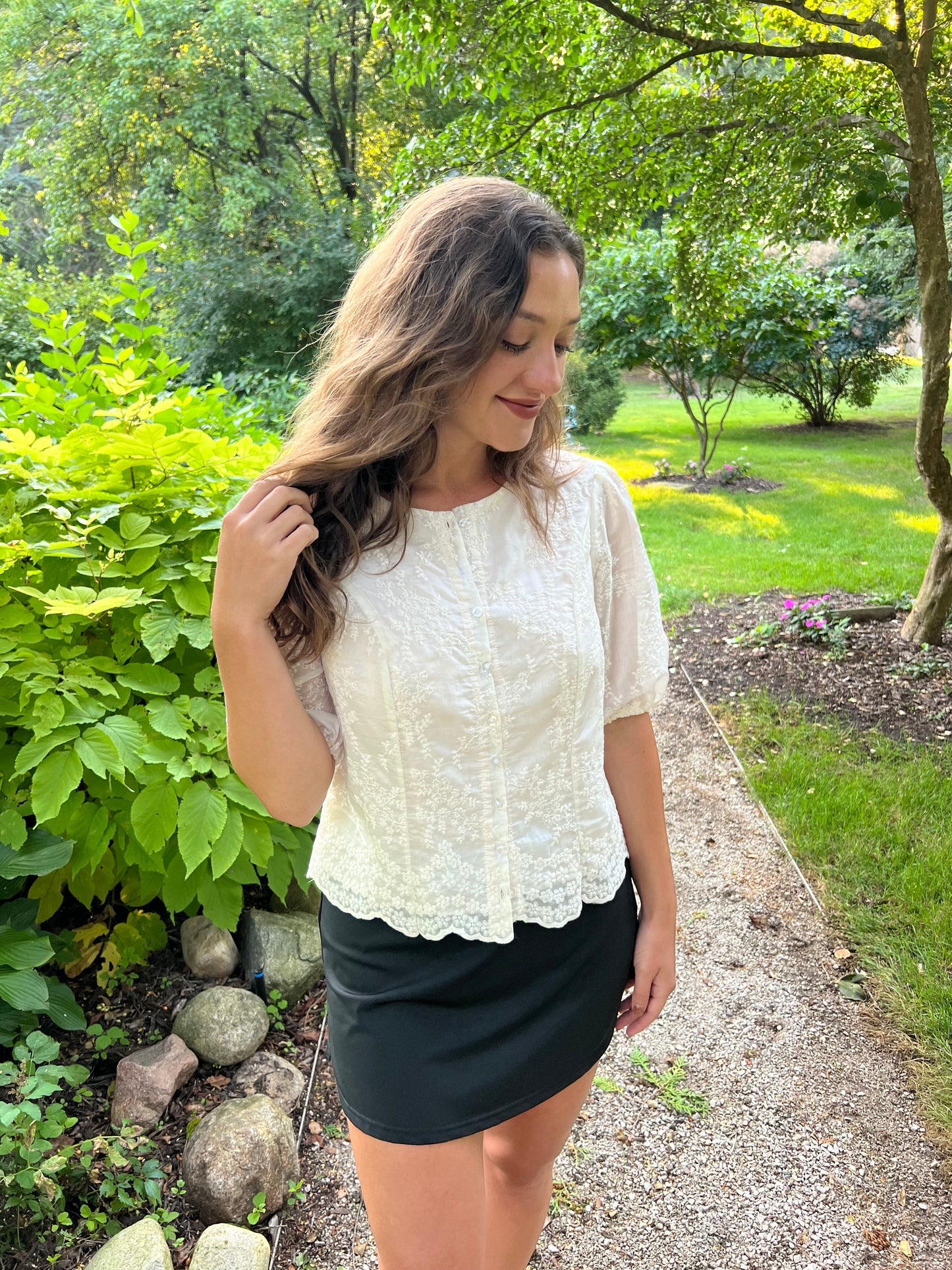 Florence Scallop Lace Blouse