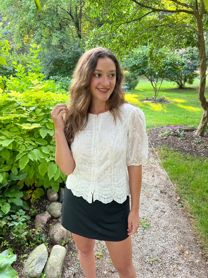 Florence Scallop Lace Blouse